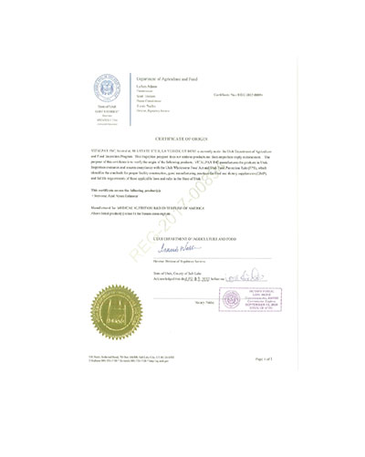 Certificate Of Origin